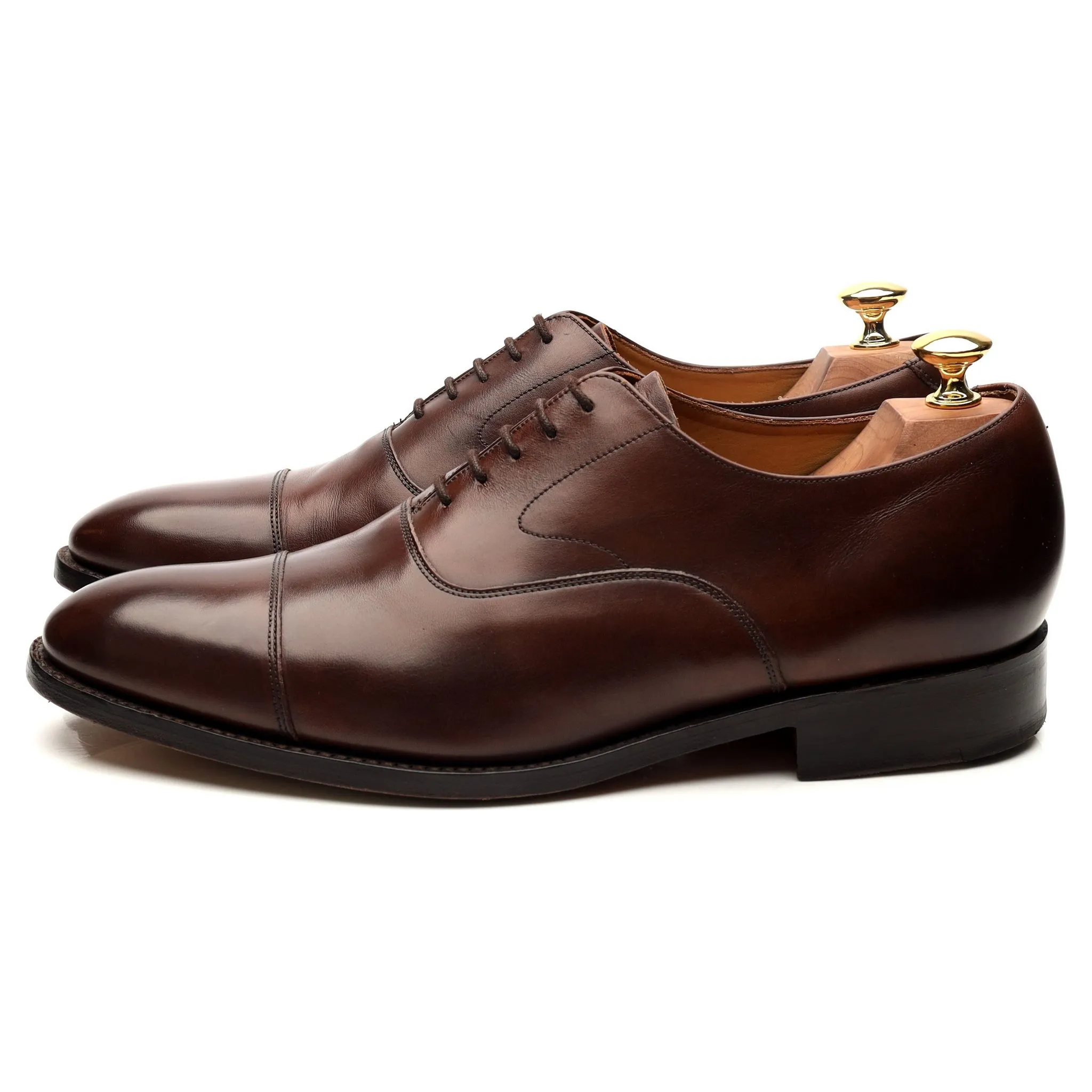 'Malvern' Dark Brown Leather Oxford UK 9 G