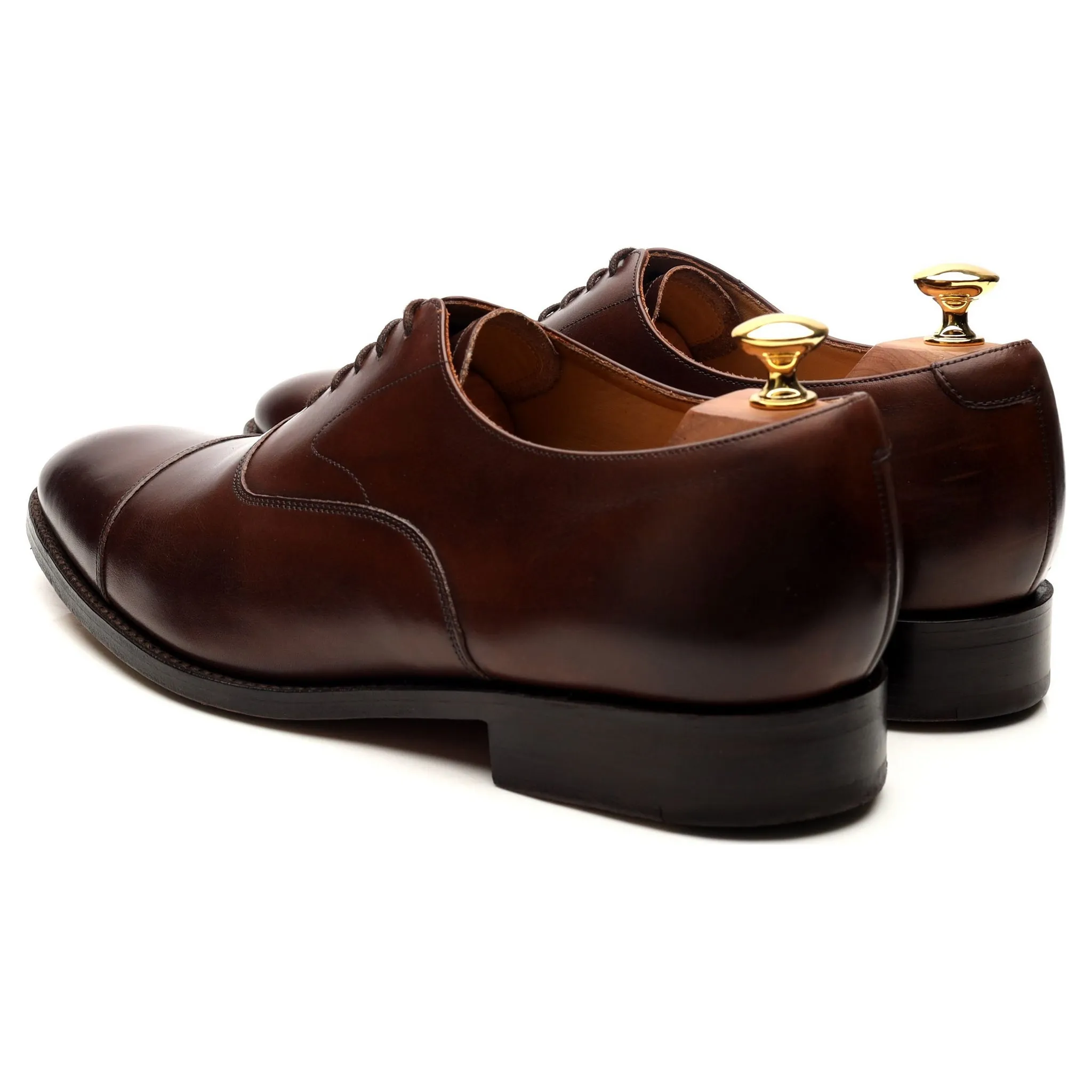 'Malvern' Dark Brown Leather Oxford UK 9 G