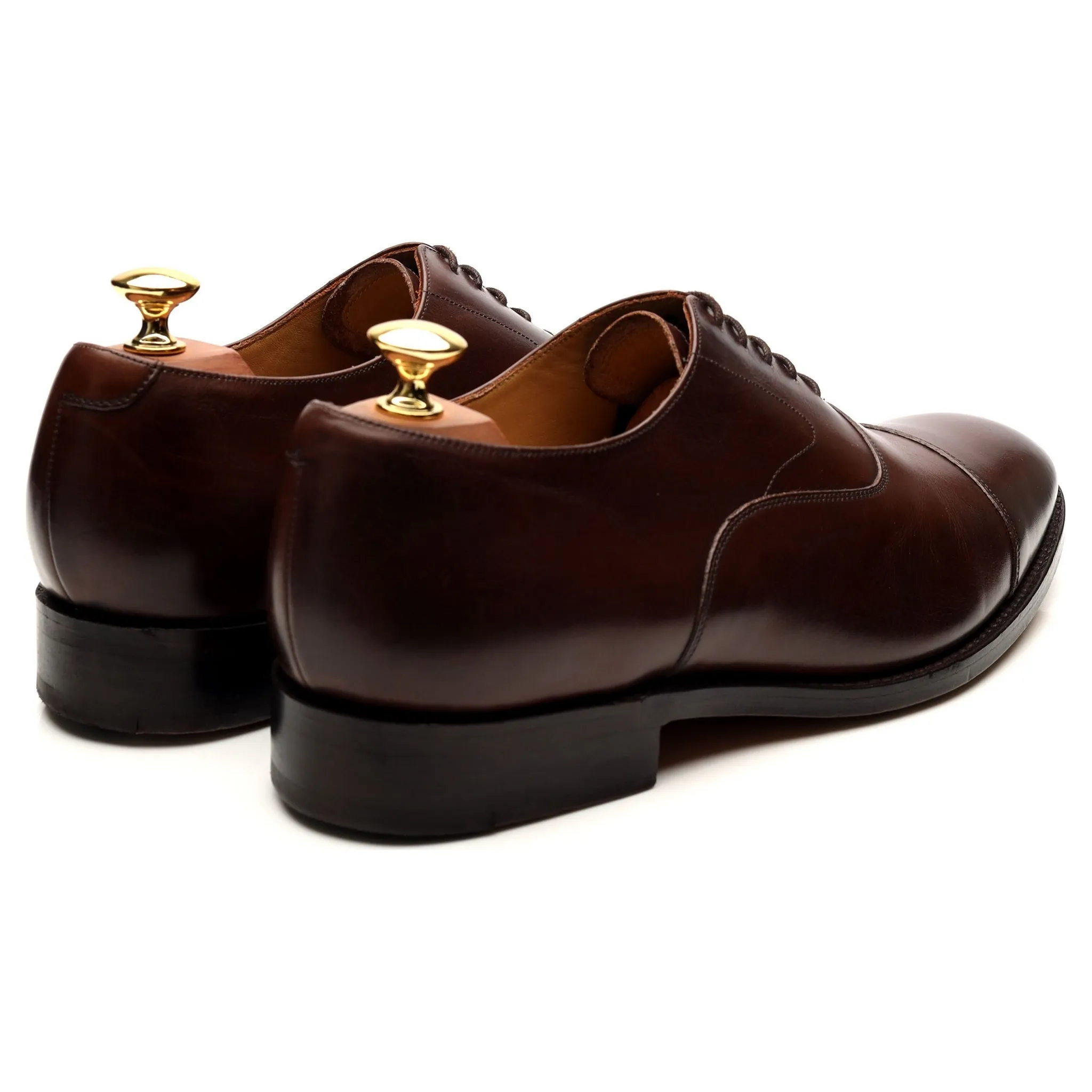 'Malvern' Dark Brown Leather Oxford UK 9 G