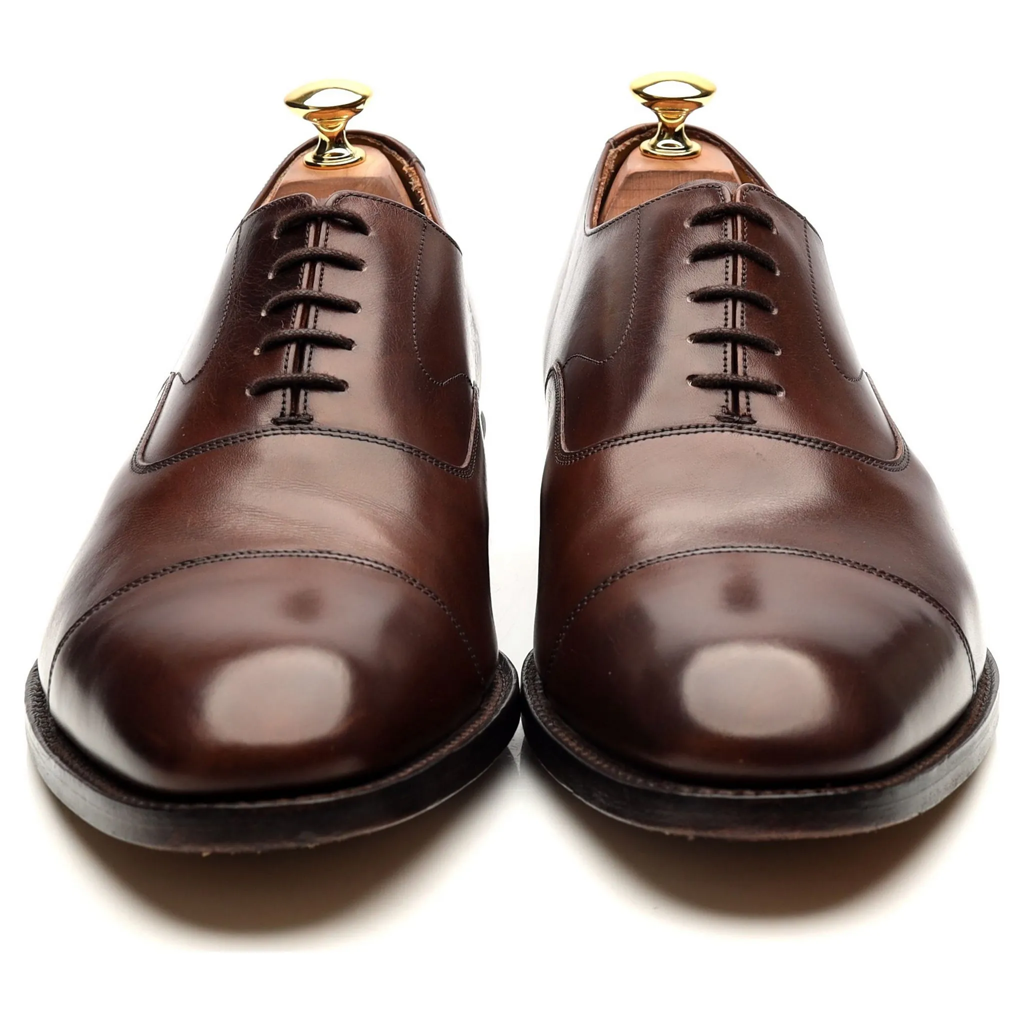 'Malvern' Dark Brown Leather Oxford UK 9 G