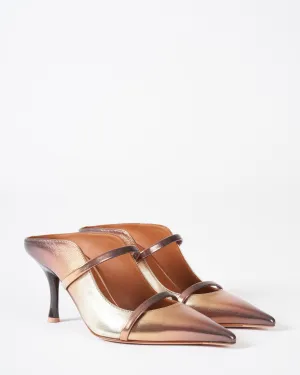 mamie 70 heel - bronze degrade/clear