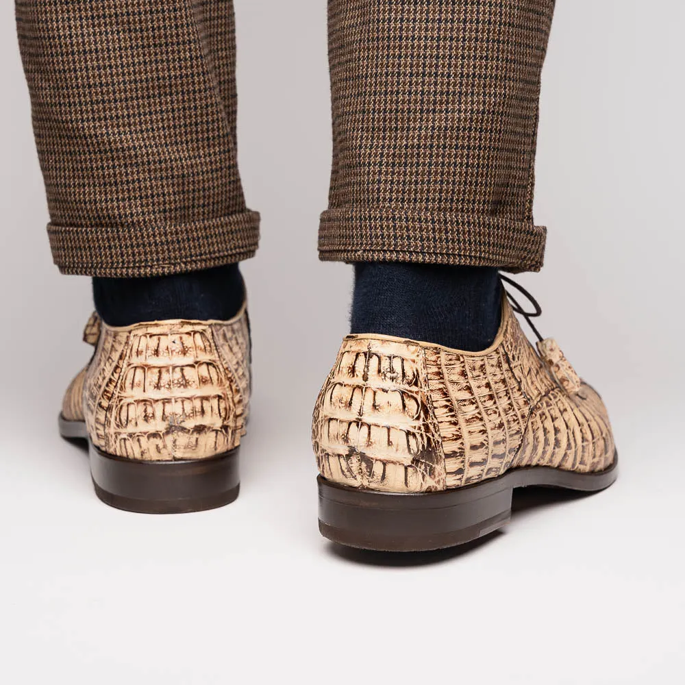Marco Di Milano Apricena Caiman Crocodile Derby in Orix