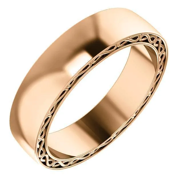 Matthew Infinity-Inspired Wedding Band