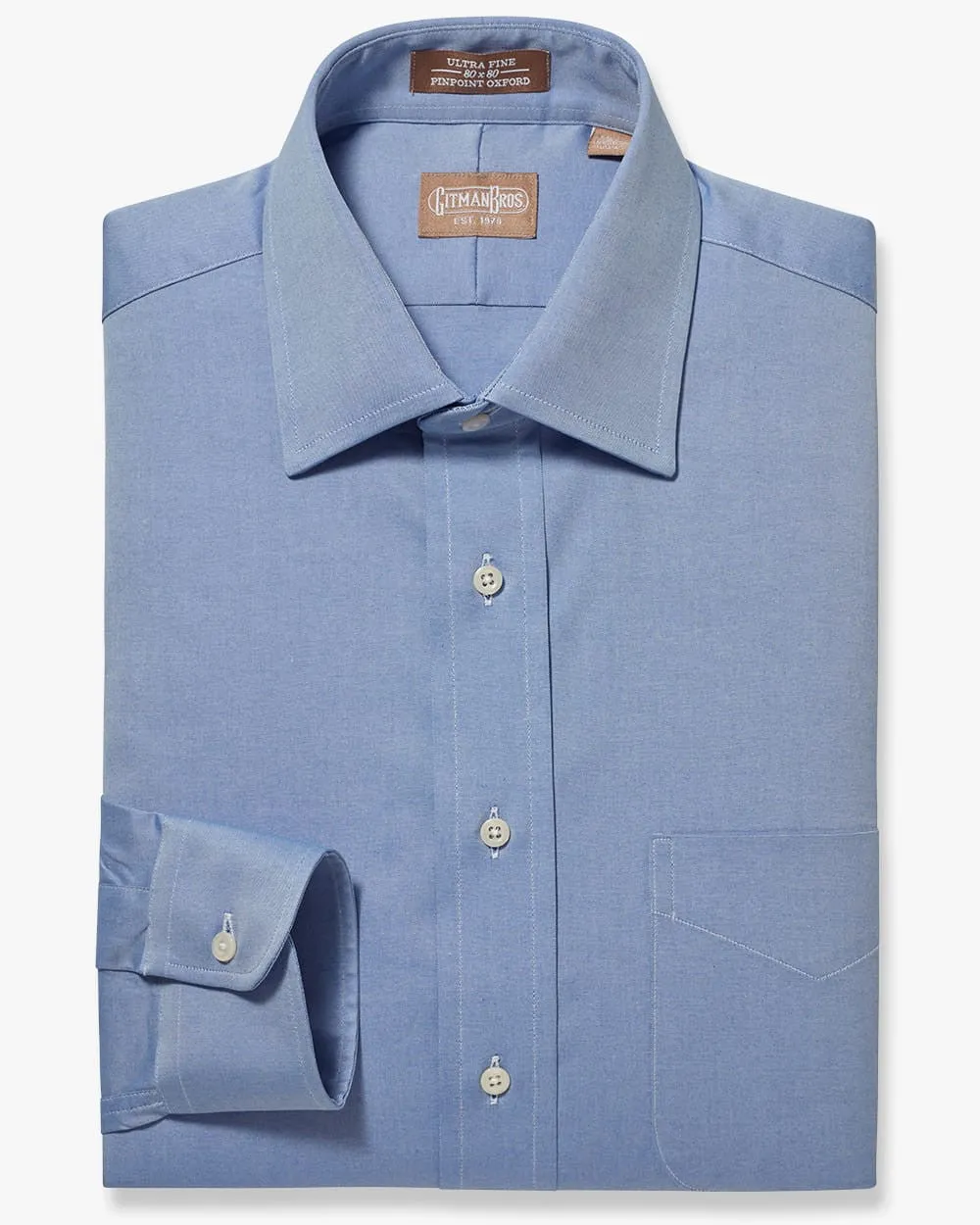 Medium Spread Pinpoint Blue - Classic