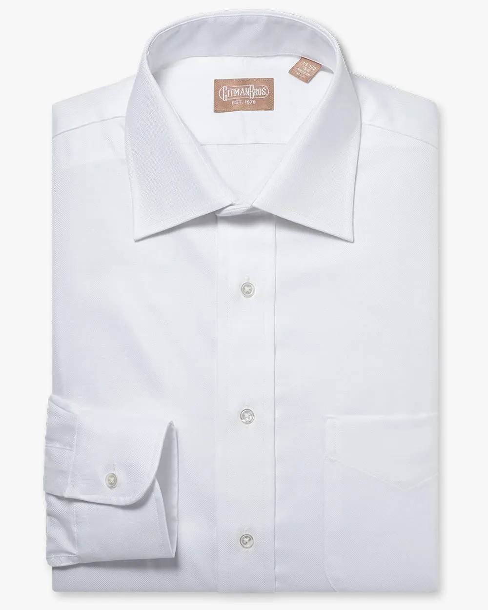 Medium Spread Royal Oxford White - Classic