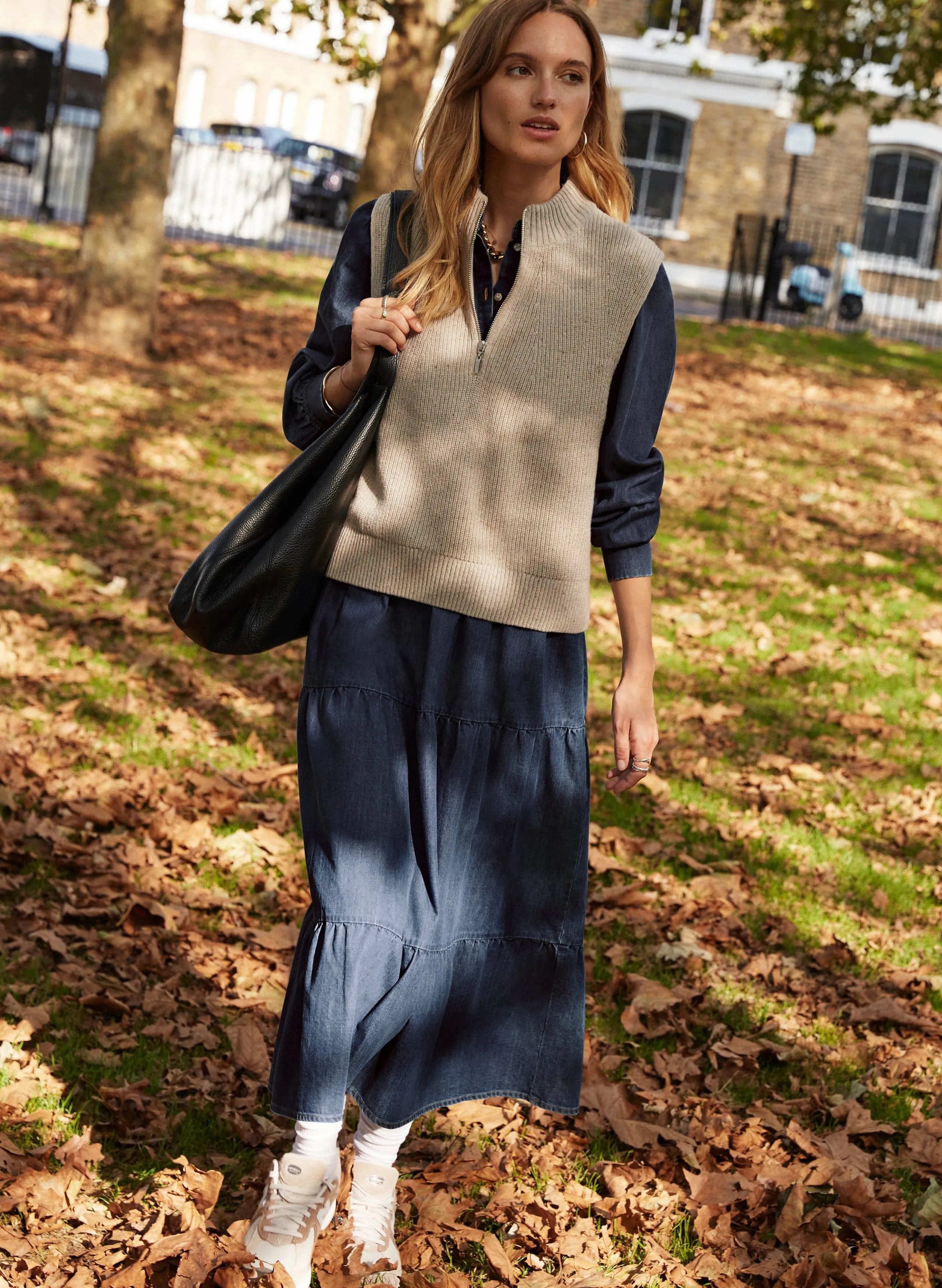 Mel Organic Cotton Dress | Dark Denim
