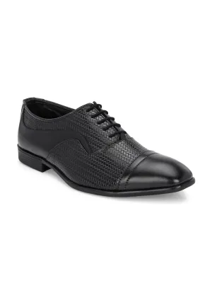 Men Textured Formal Oxfords