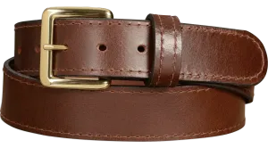Men's Brown Water Buffalo Leather Belt