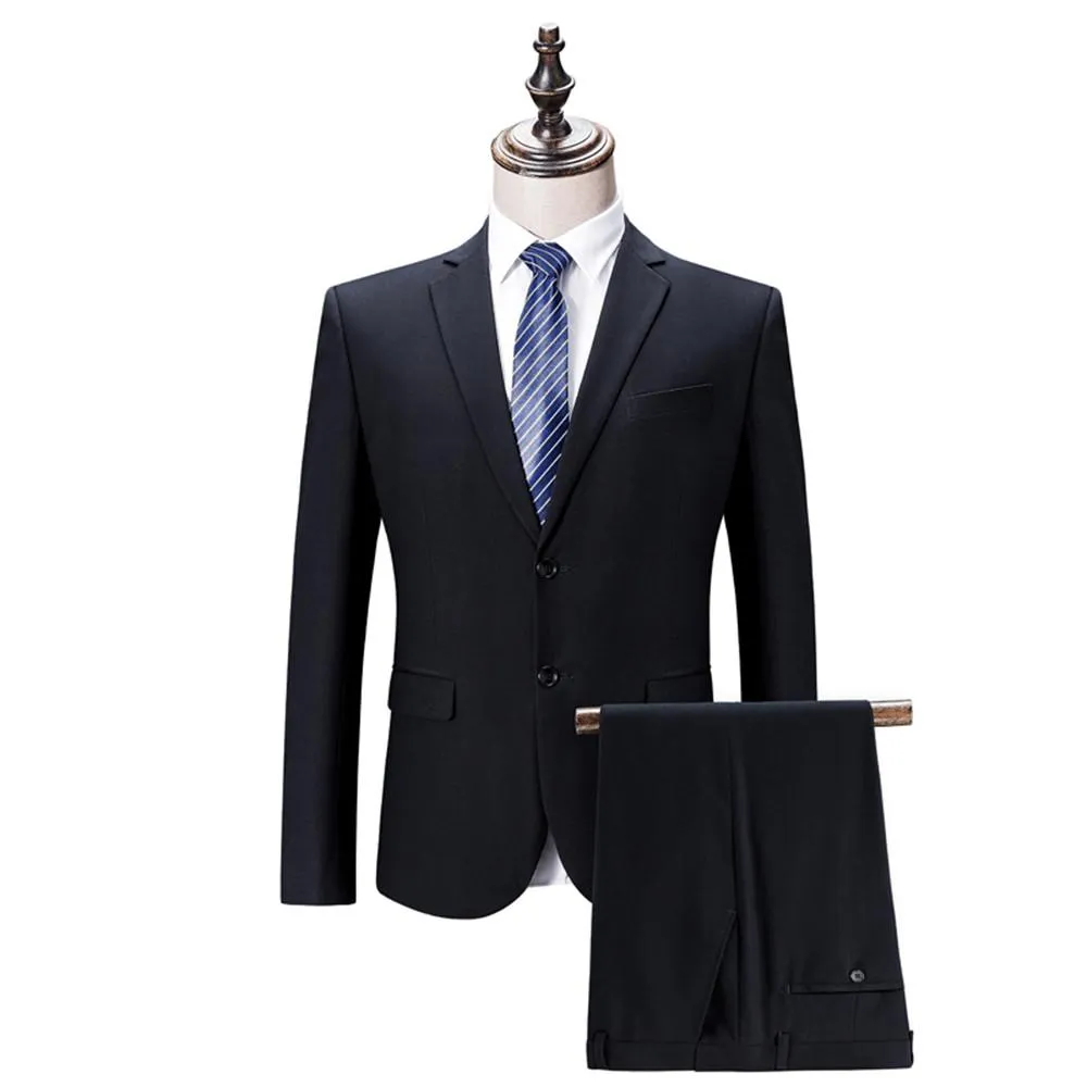Men's Business Suit Up To 3XL(Pants Jacket)