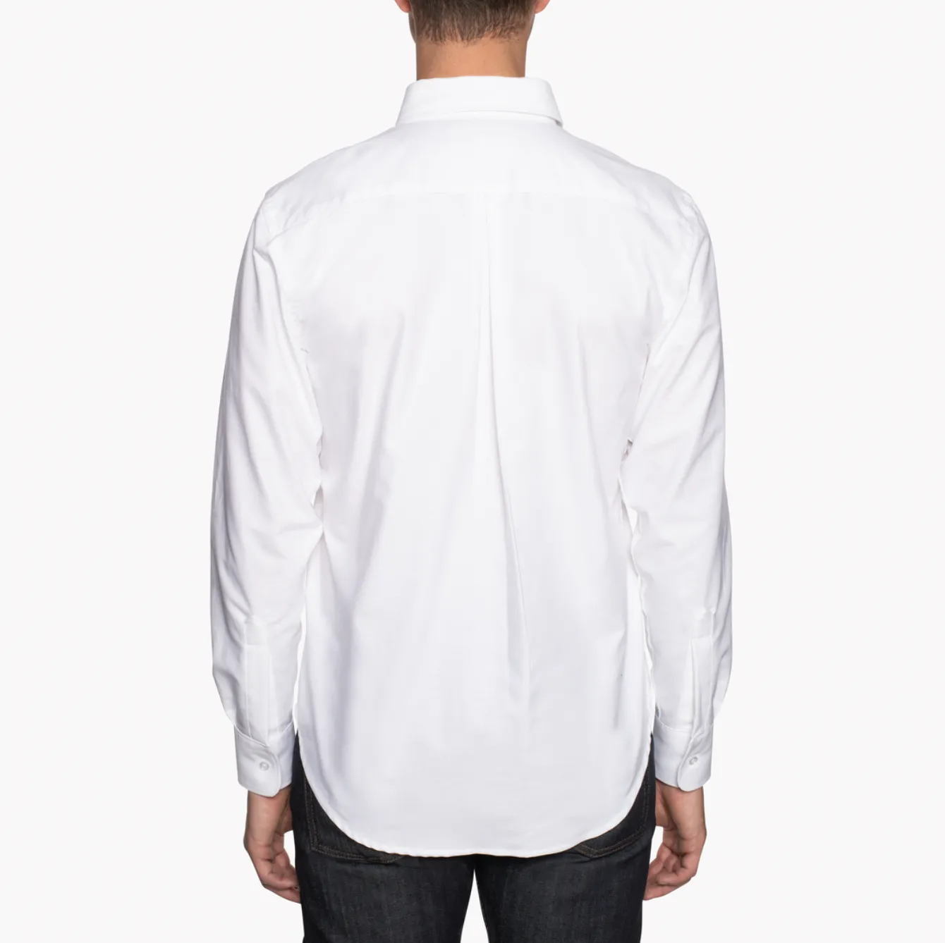 Men's Easy Shirt - Cotton Oxford - White