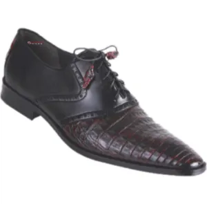 Men’s Los Altos Caiman Belly With Deer Exotic Dress Shoe
