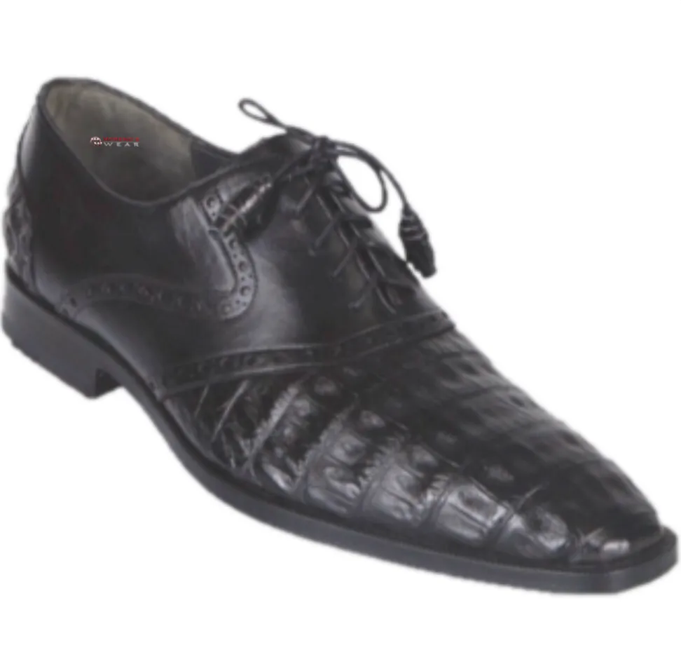 Men’s Los Altos Caiman Belly With Deer Exotic Dress Shoe