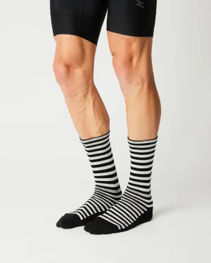 #MERINO RINGLET - WHITE / BLACK