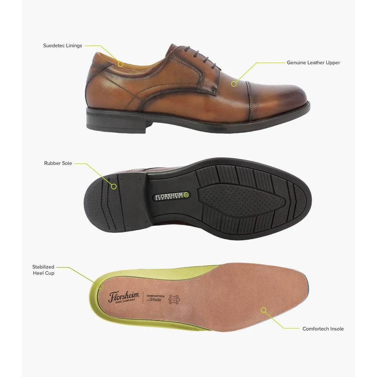 MIDTOWN CAP TOE OXFORD