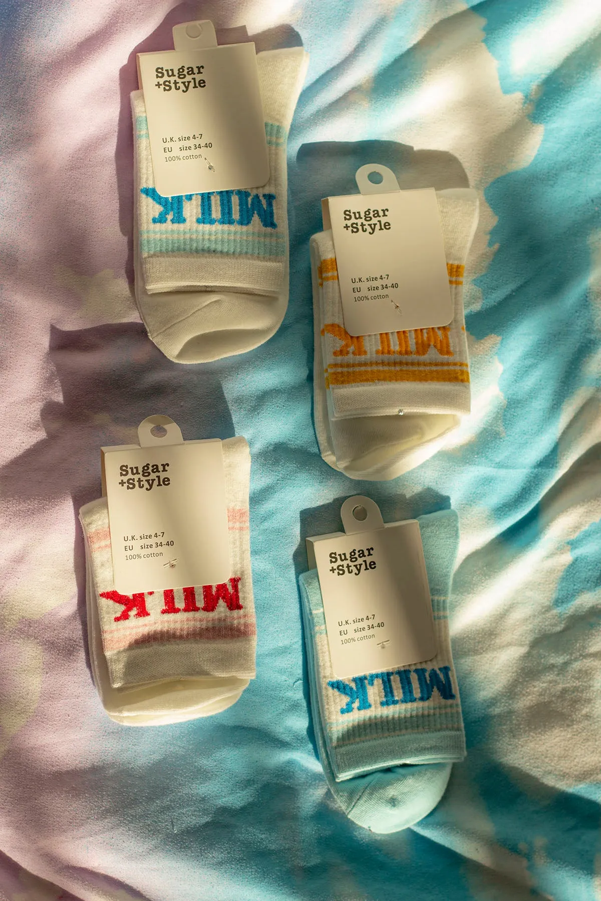 Milk Carton Socks
