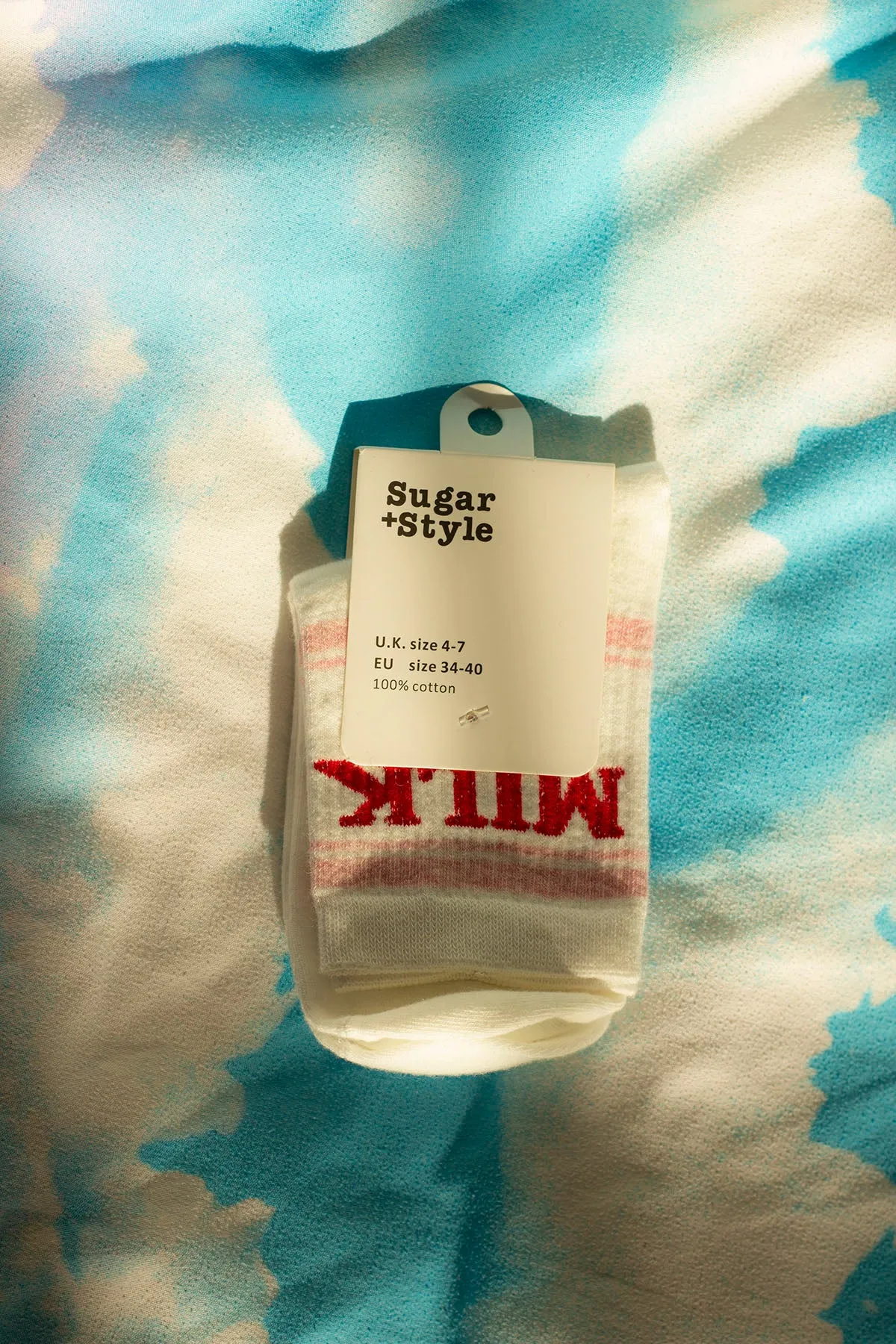 Milk Carton Socks