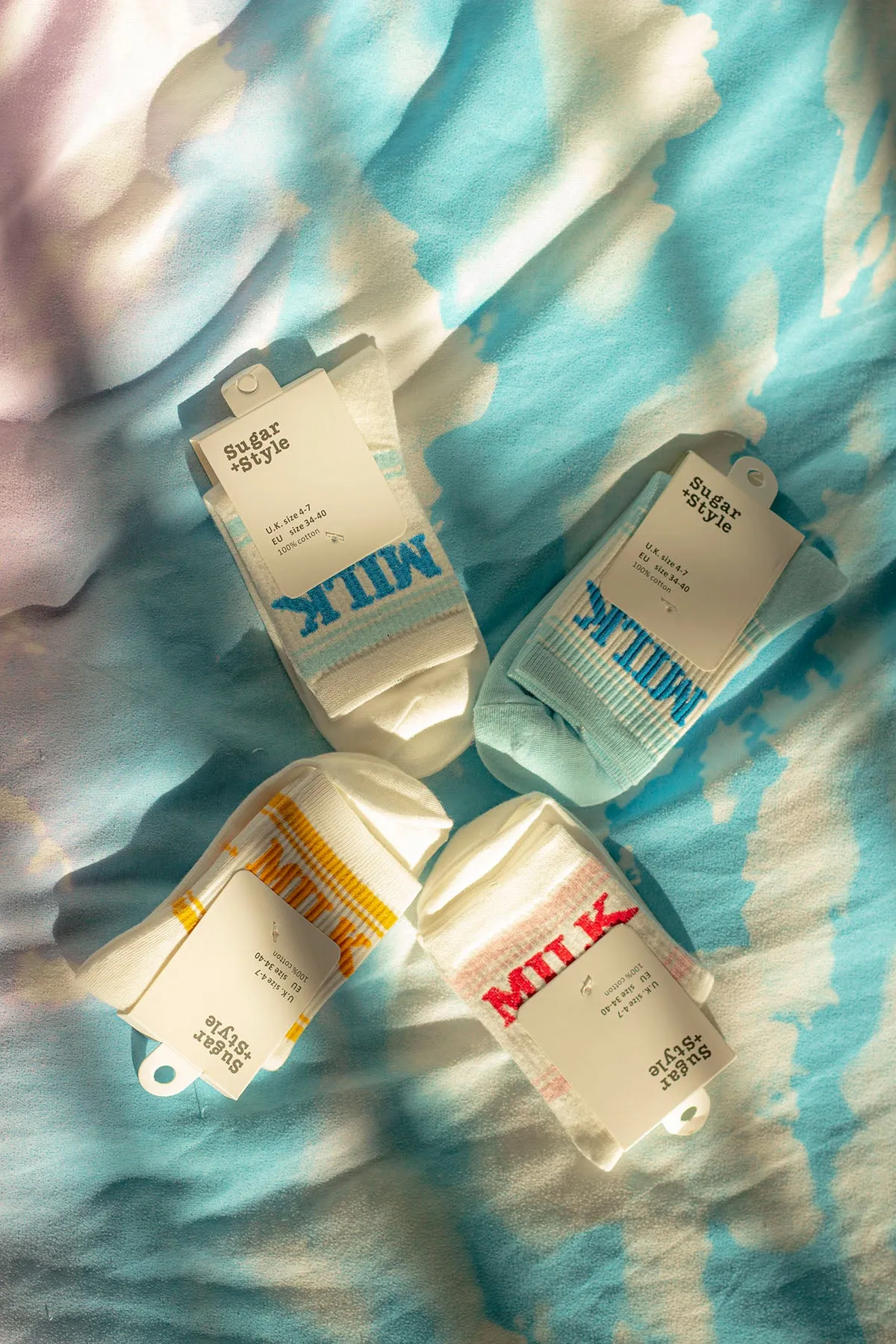 Milk Carton Socks