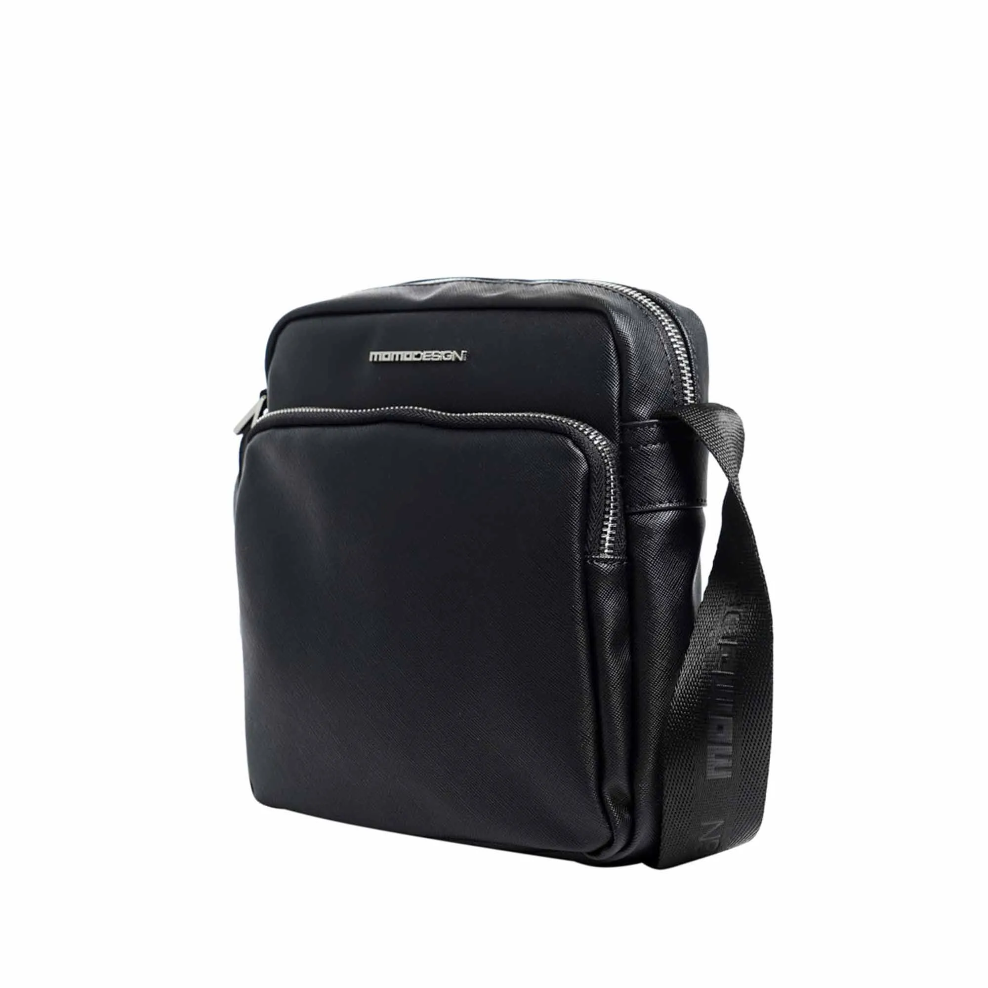 Momodesign Tracolla Business Unico in Saffiano Nero