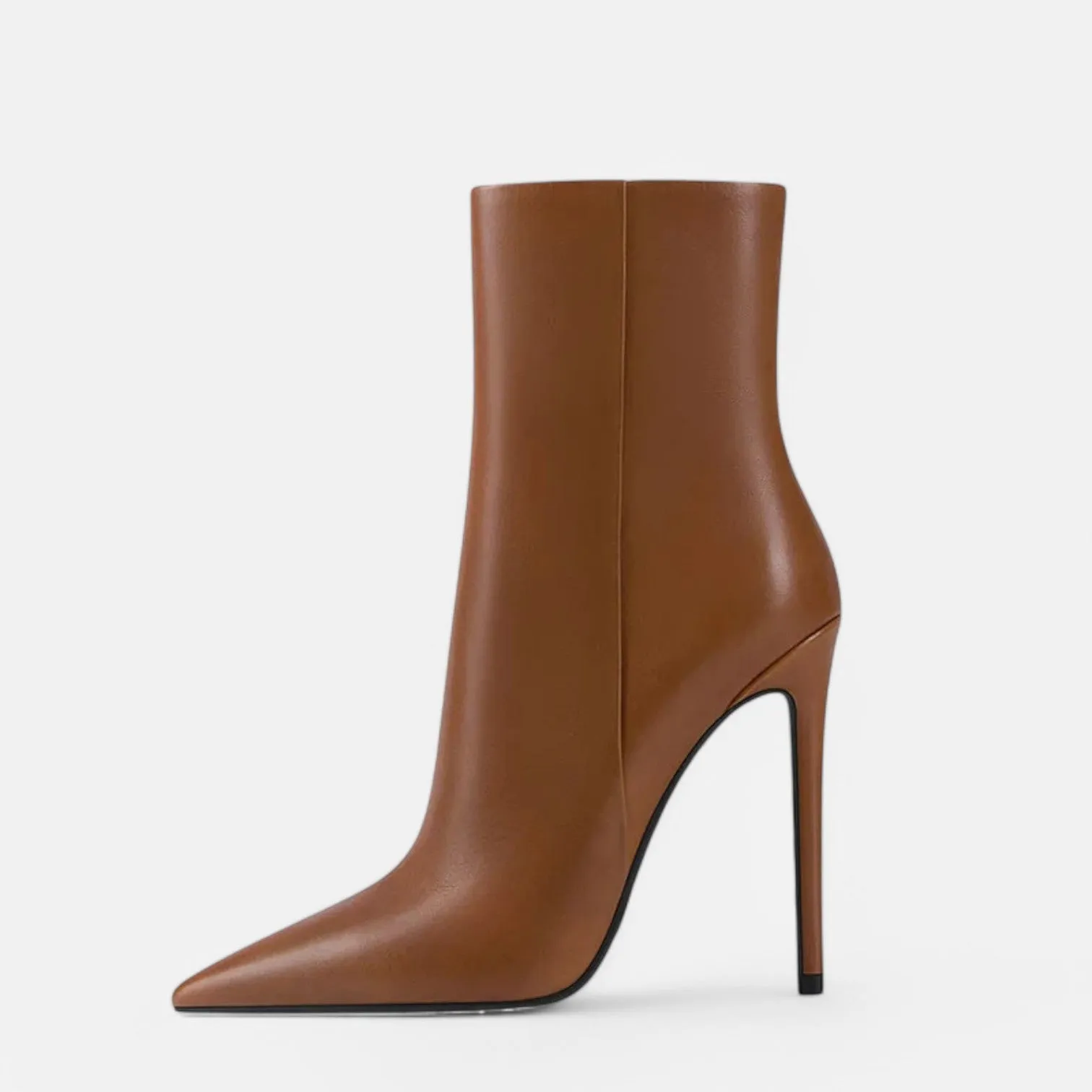 Monacogents | Pointed Toe High-Heel Ankle Boots