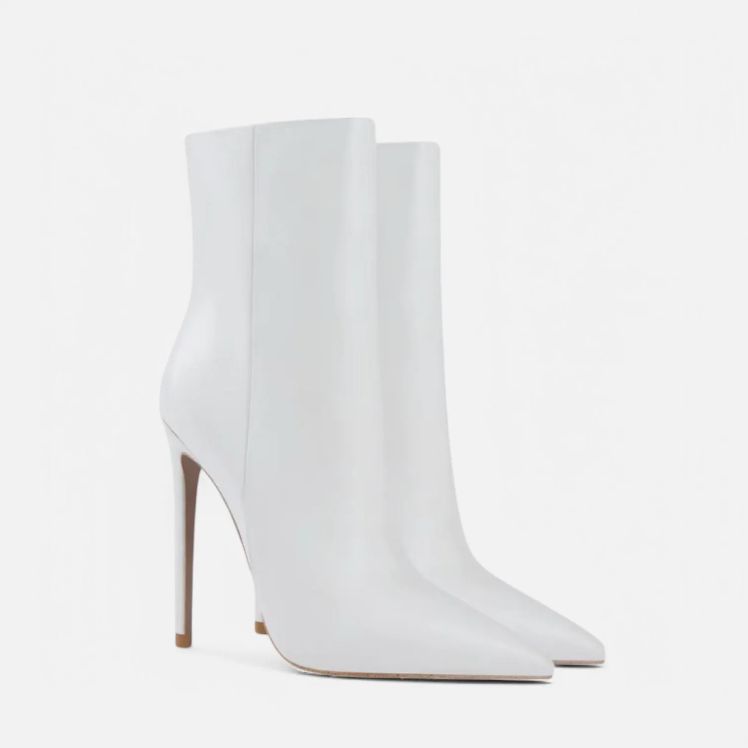 Monacogents | Pointed Toe High-Heel Ankle Boots