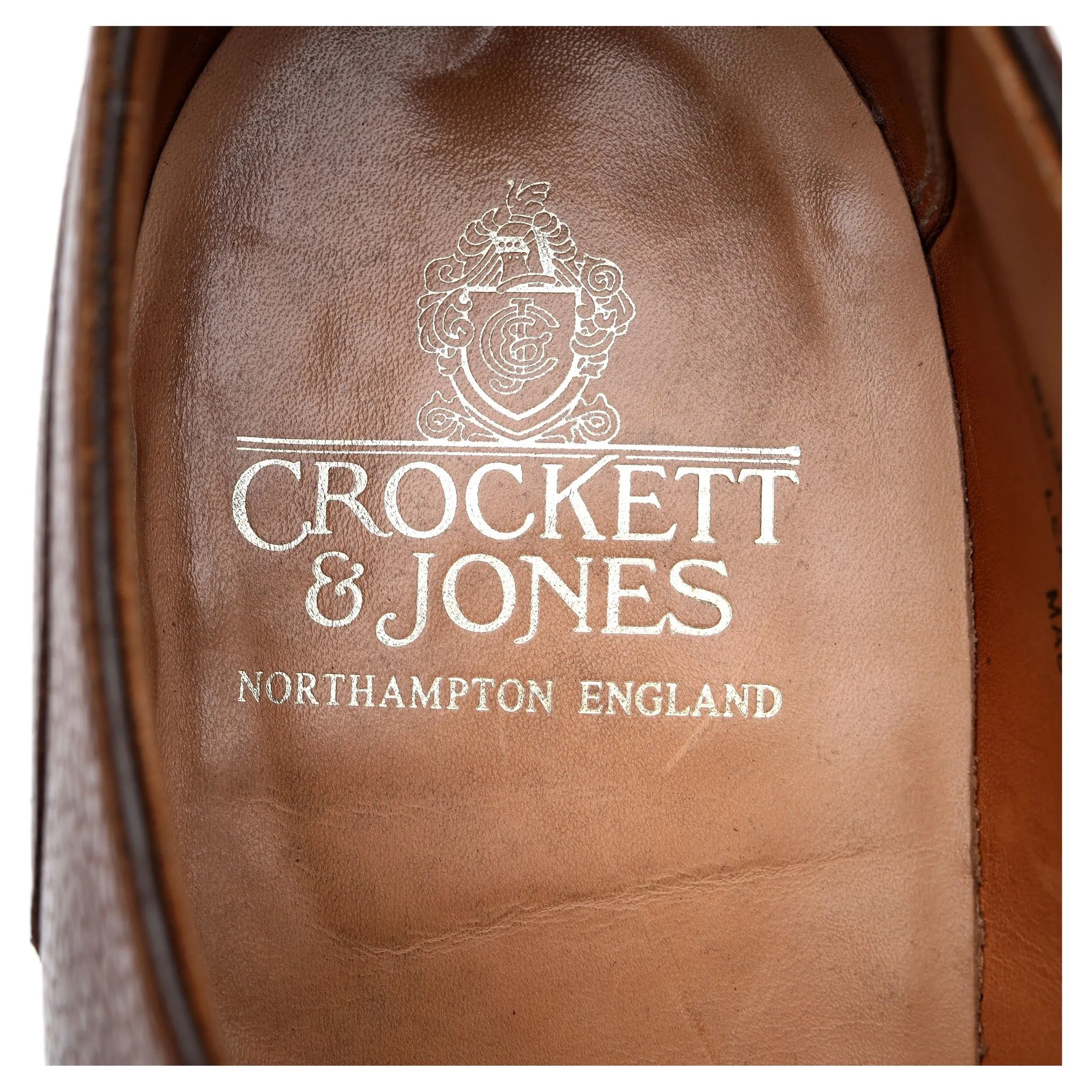 'Montagu' Brown Leather Split Toe Derby UK 8.5 E