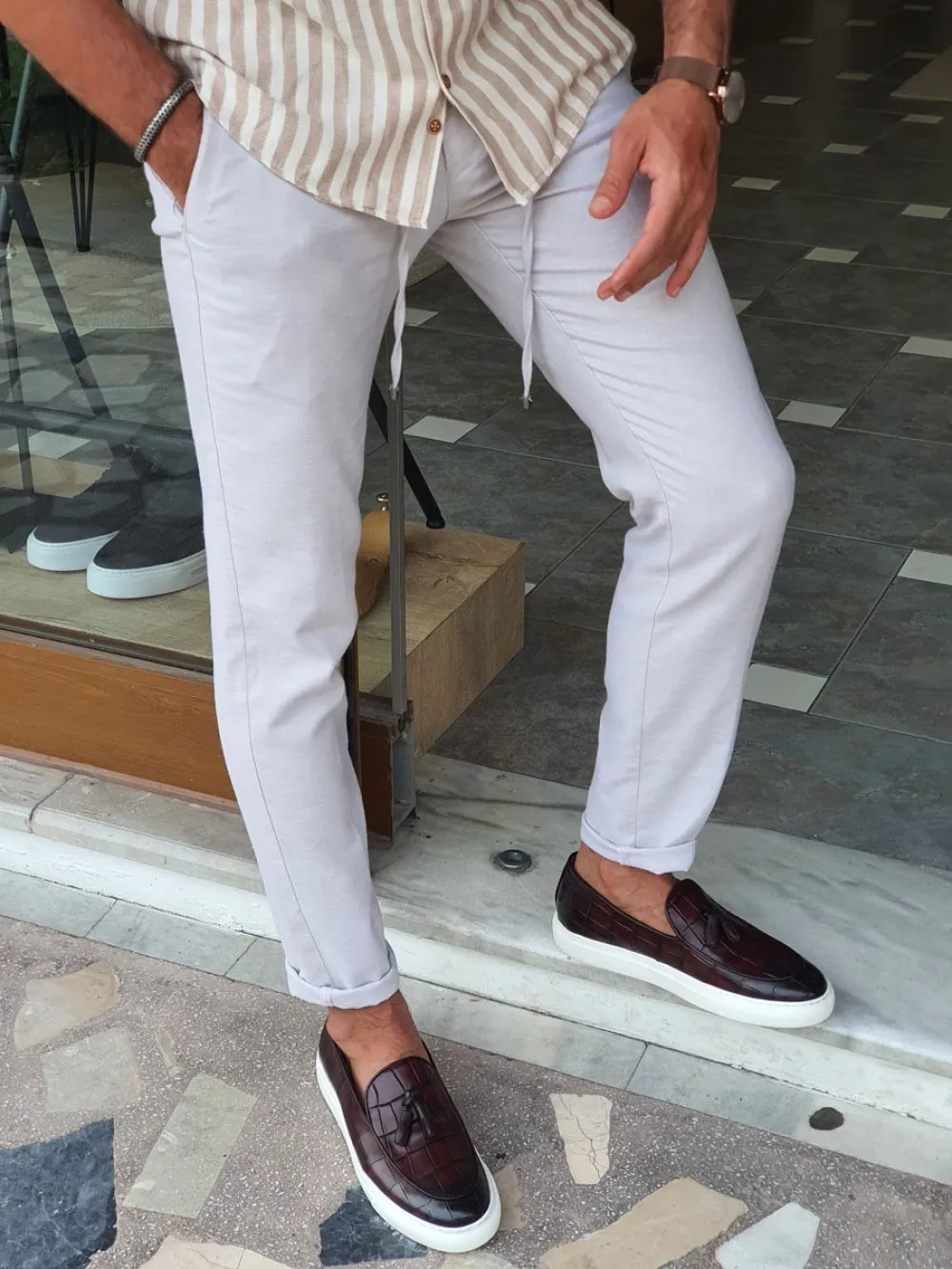 Monteri Brown Tassel Loafers - Sophisticated Leather Footwear
