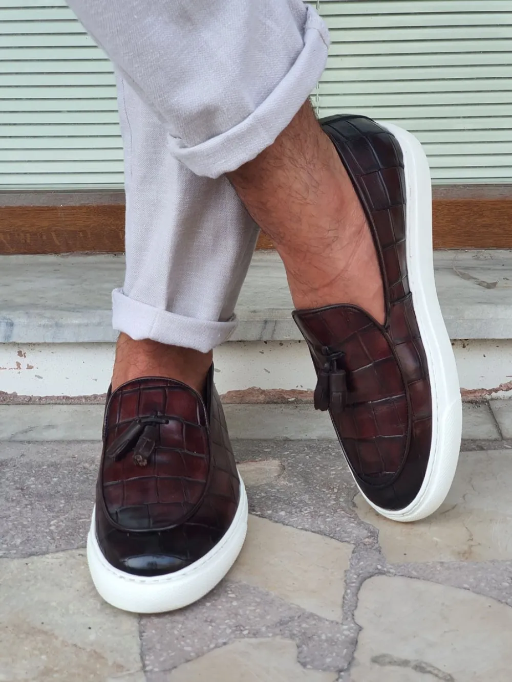 Monteri Brown Tassel Loafers - Sophisticated Leather Footwear