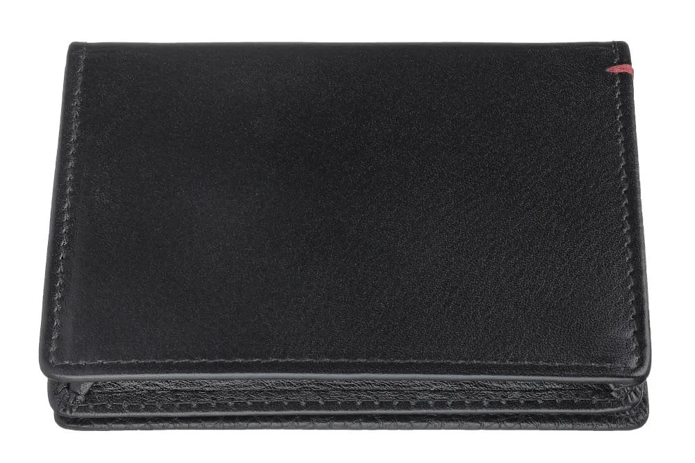 Nappa Business Card Wallet Black