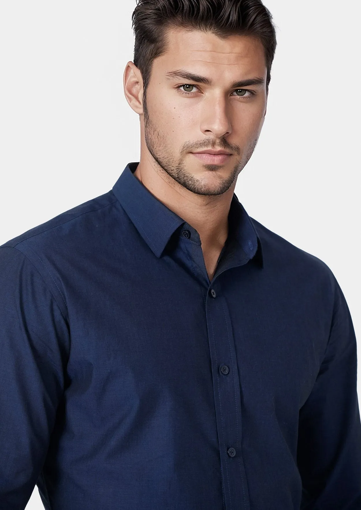 Navy End On End Shirt