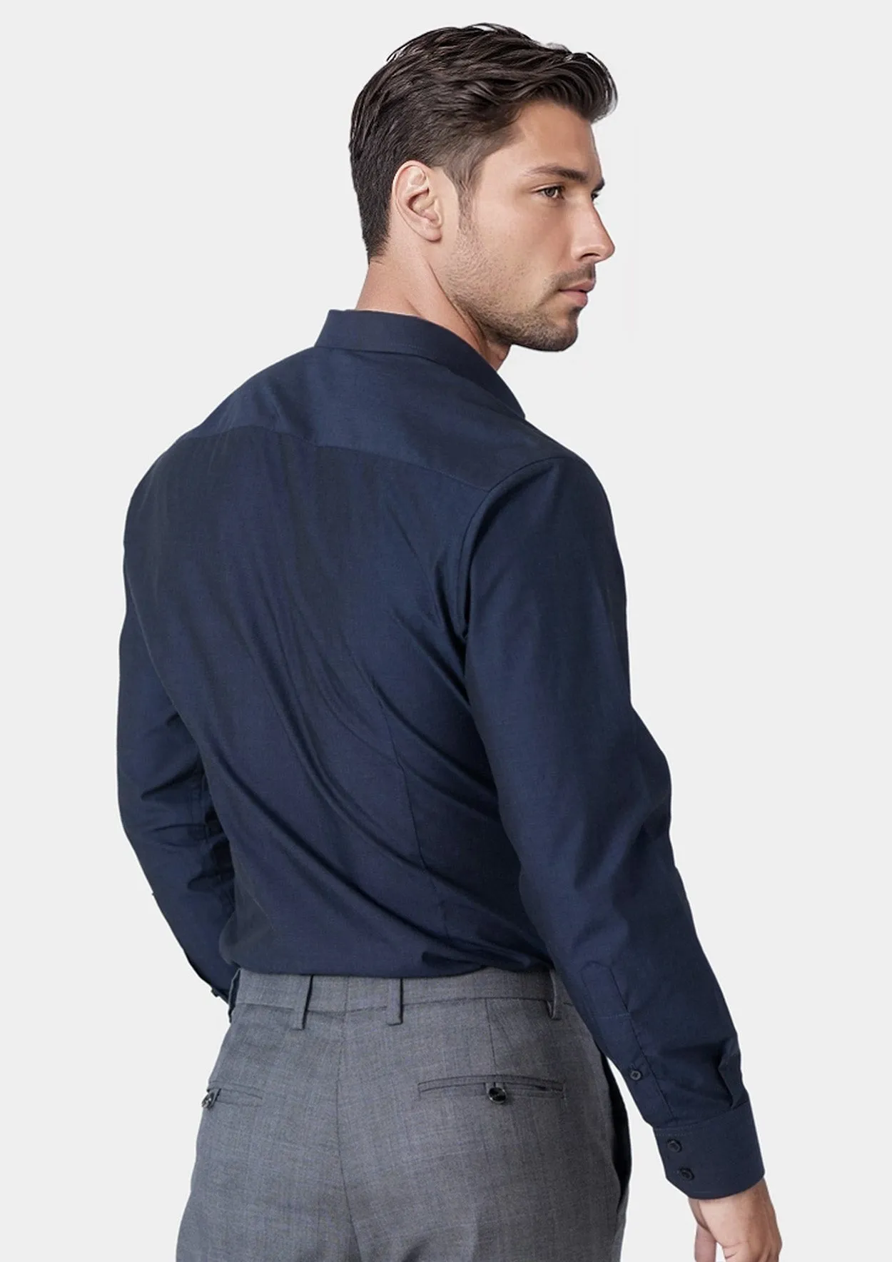 Navy End On End Shirt