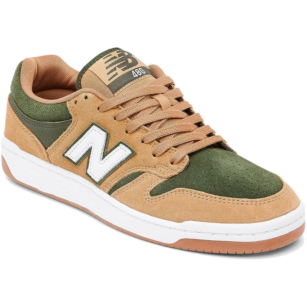 New Balance Numeric 480 Skateboard Shoes - White / Orange