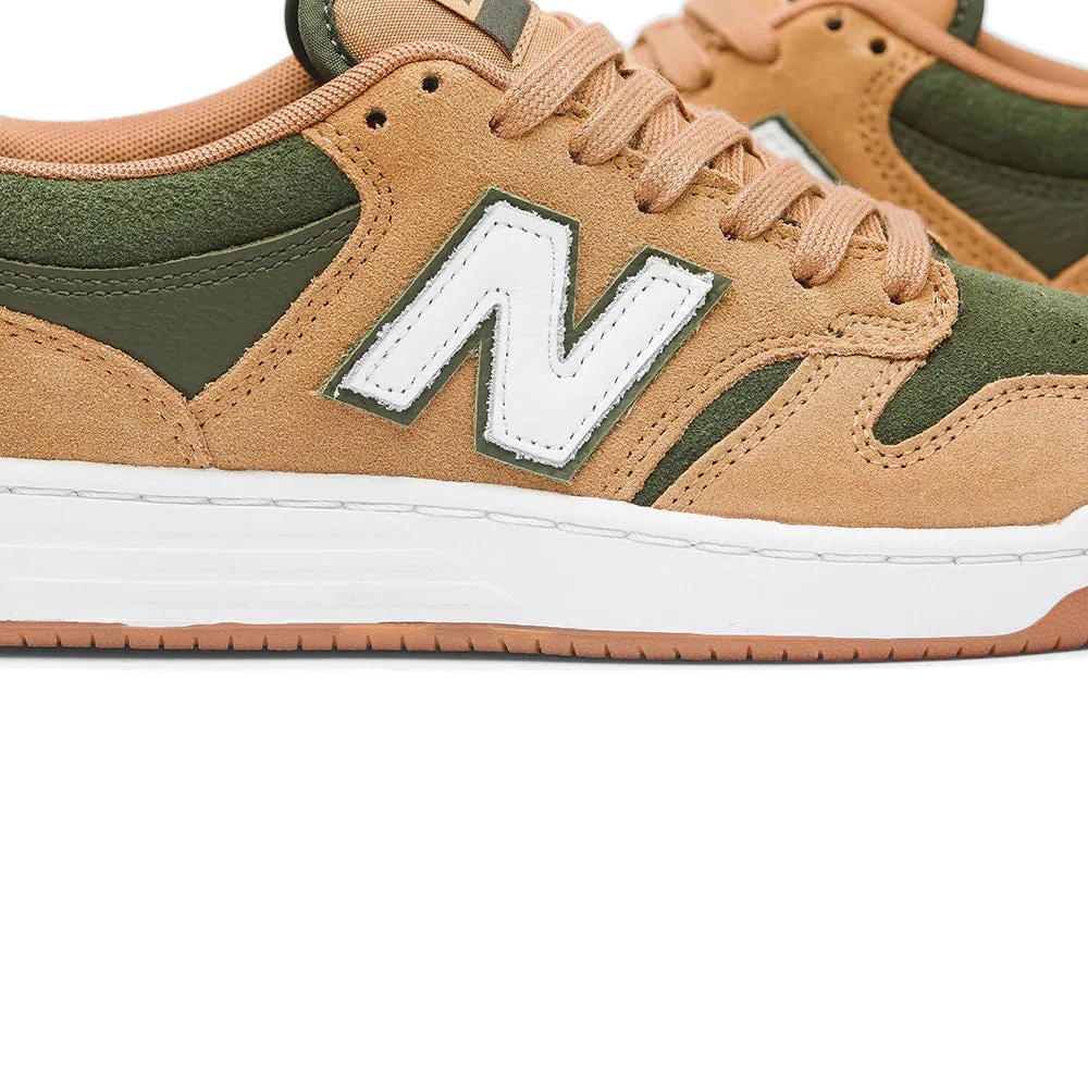 New Balance Numeric 480 Skateboard Shoes - White / Orange
