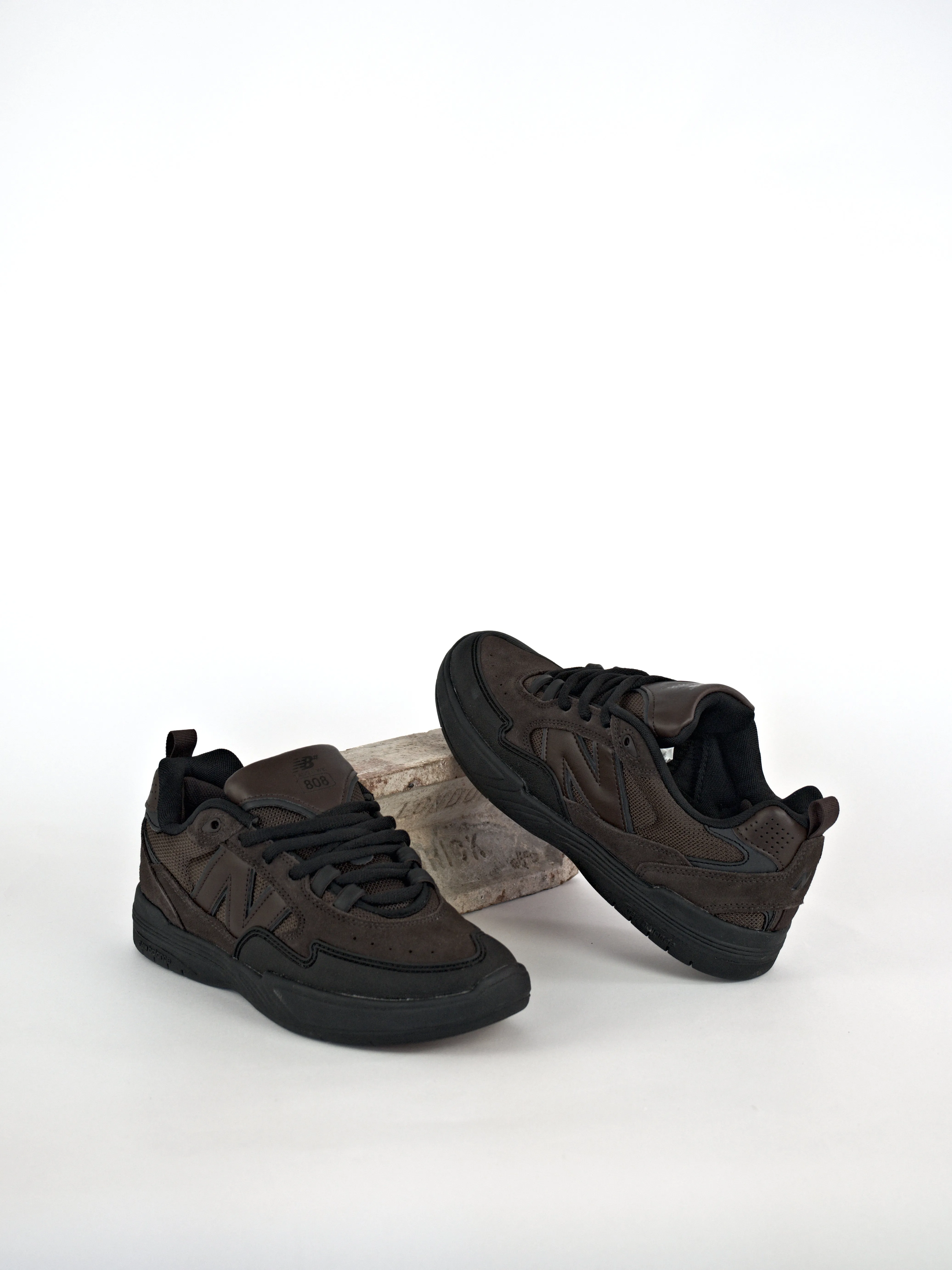New Balance Numeric Tiago Lemos 808's Lxr - Coffee / Black - Pro Skate Shoe