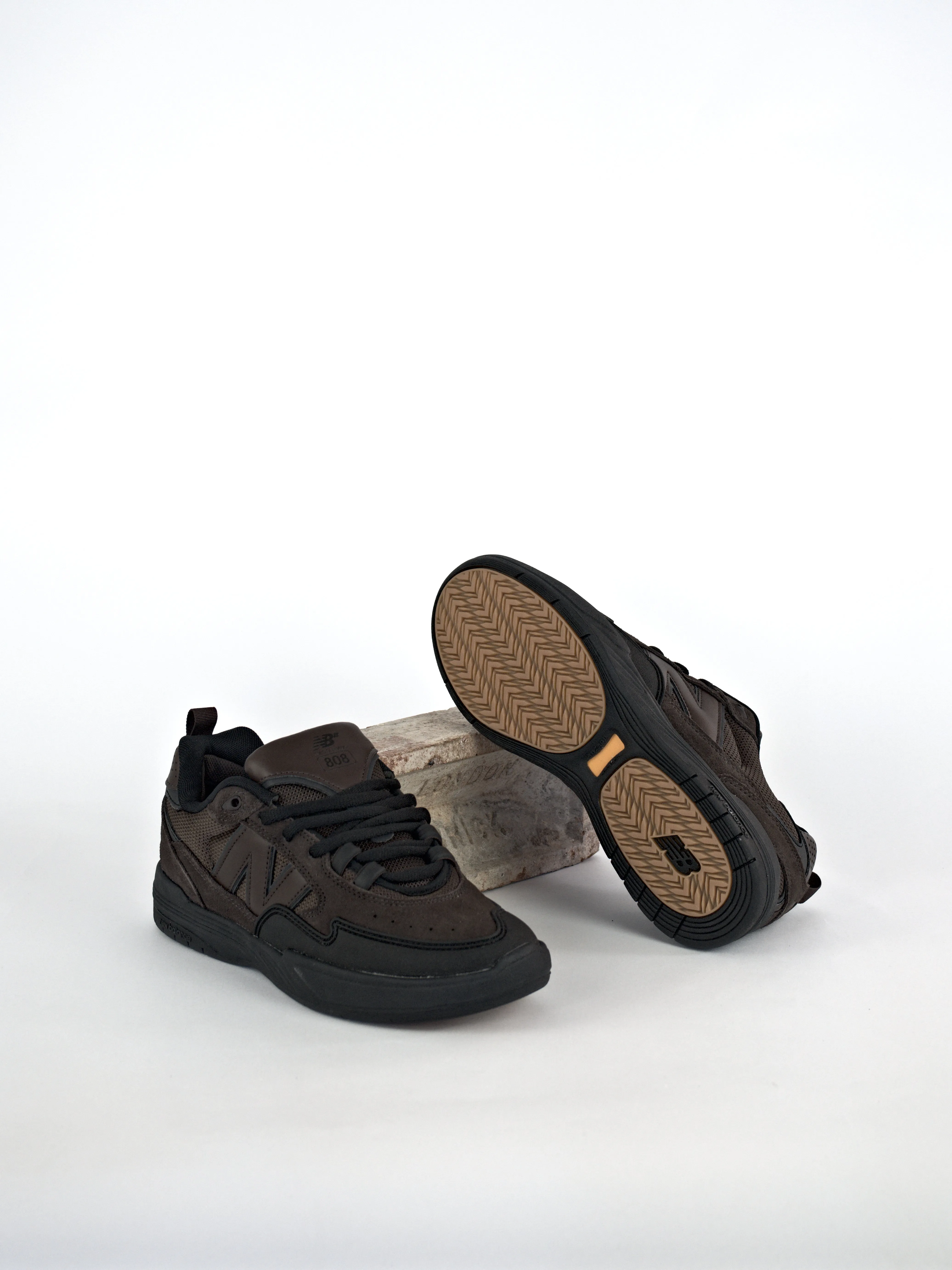 New Balance Numeric Tiago Lemos 808's Lxr - Coffee / Black - Pro Skate Shoe