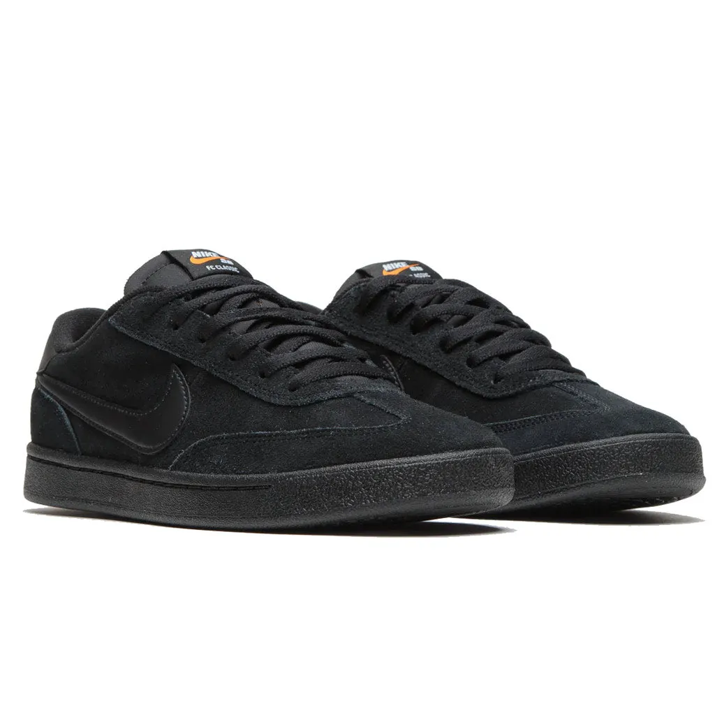 NIKE SB FC CLASSIC - BLACK/BLACK-BLACK-VIVID ORANGE