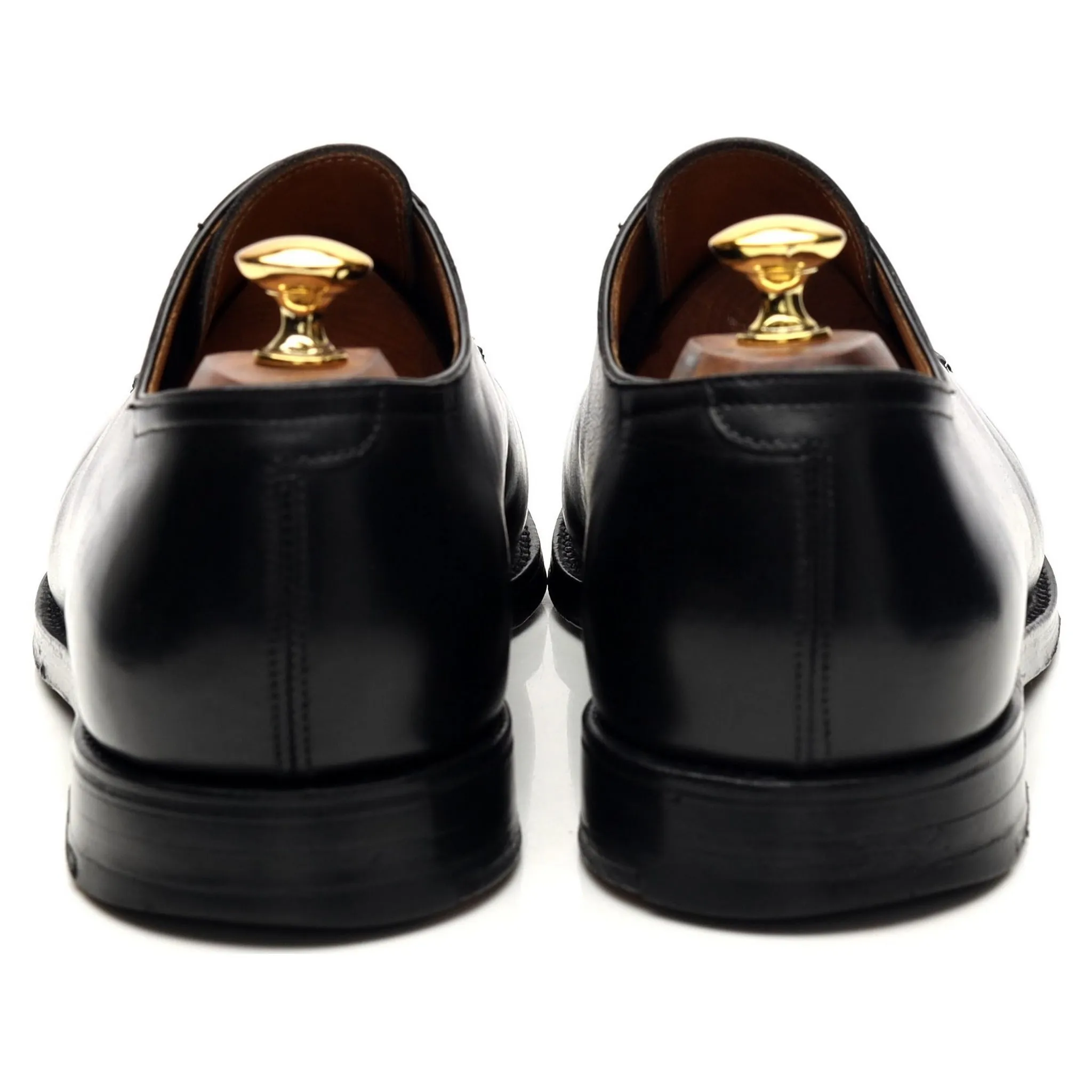 'Norway' Black Leather Split Toe Derby UK 11 E