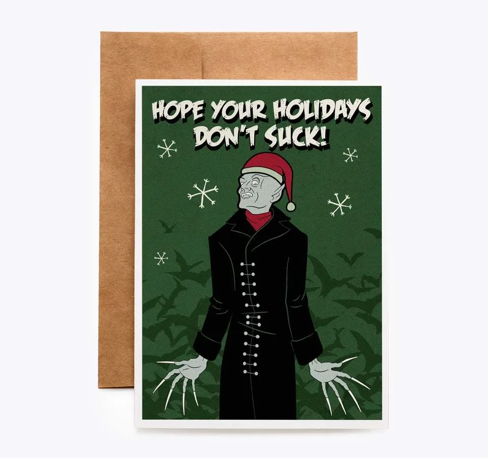 Nosferatu Christmas Card