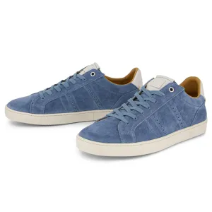 ODILE MEN'S SUEDE SNEAKER - BLUE