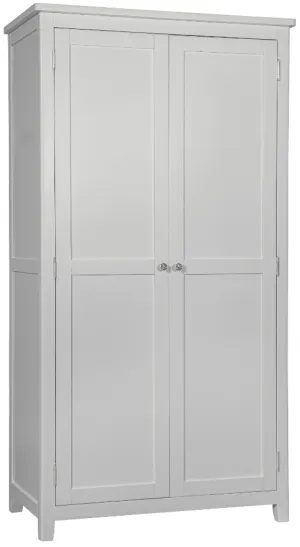 Oxford  2 Door Ladies Wardrobe Grey