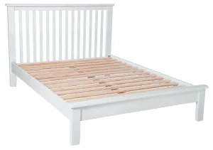 Oxford 5ft King Size Bed White