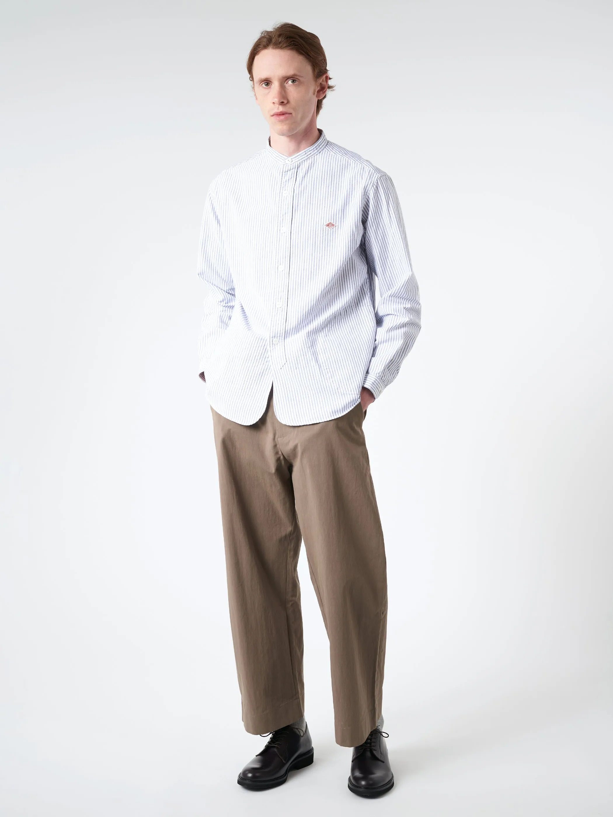 Oxford Band Collar L/S Shirt