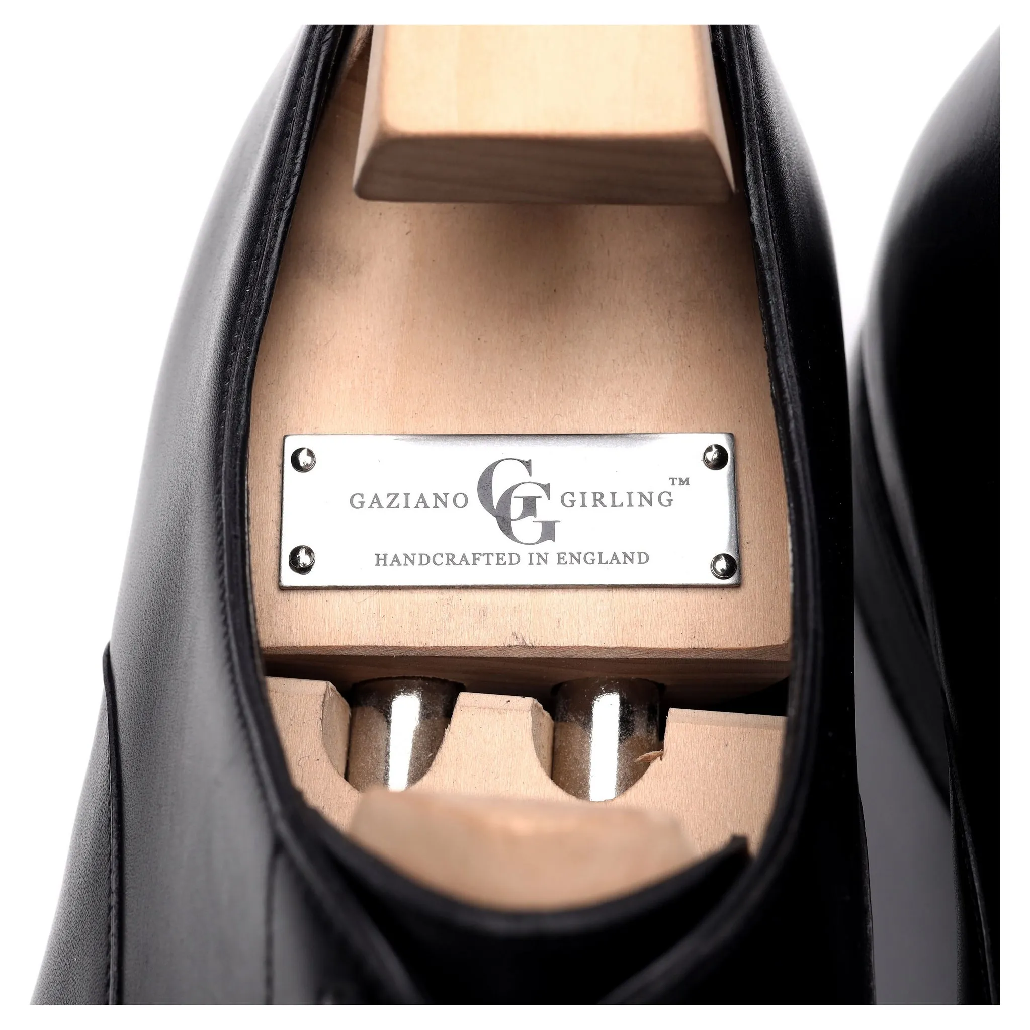 'Oxford' Black Leather Oxford UK 10.5 E