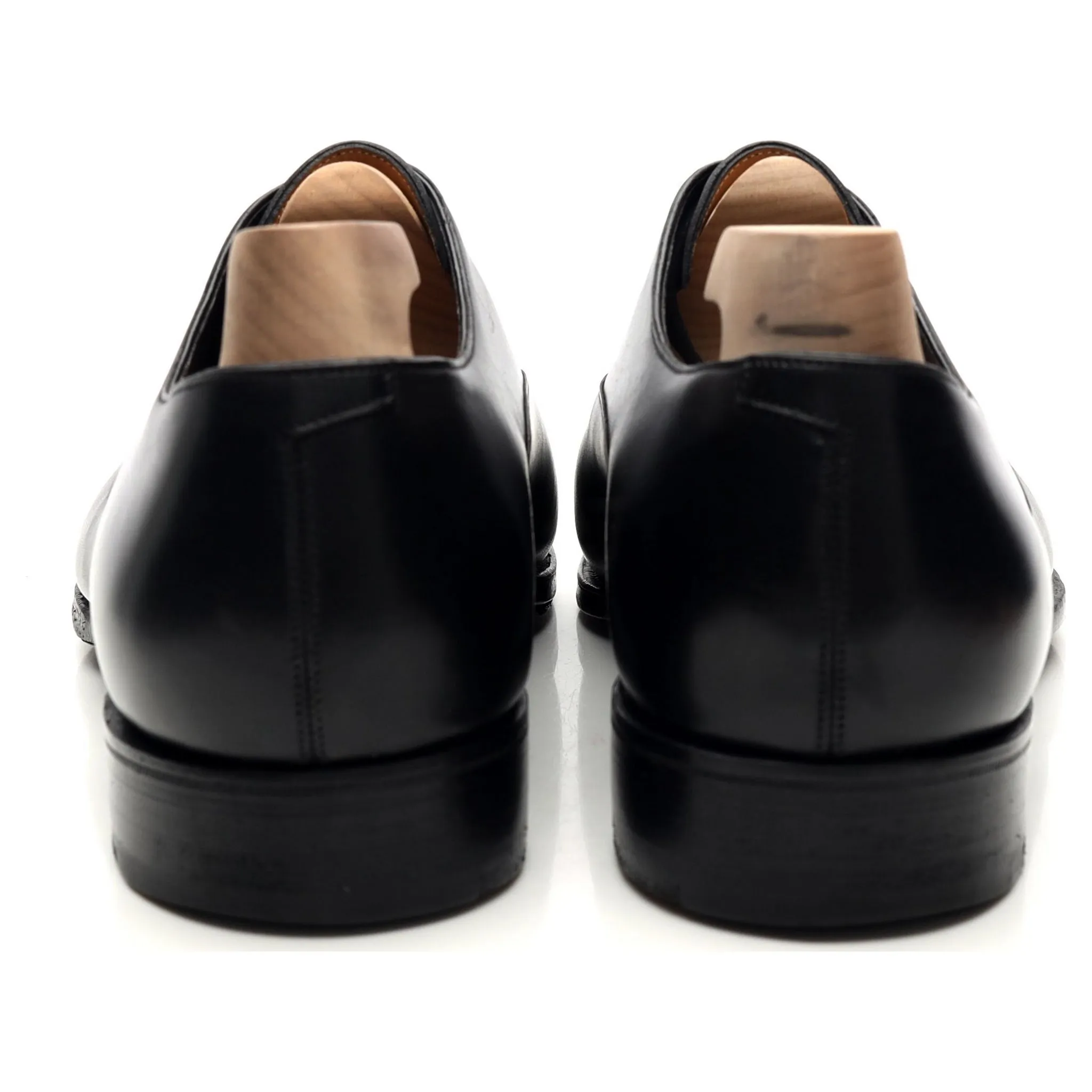 'Oxford' Black Leather Oxford UK 10.5 E
