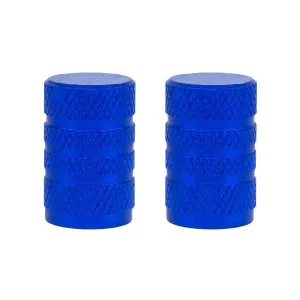 Oxford Gripper Valve Caps - Blue