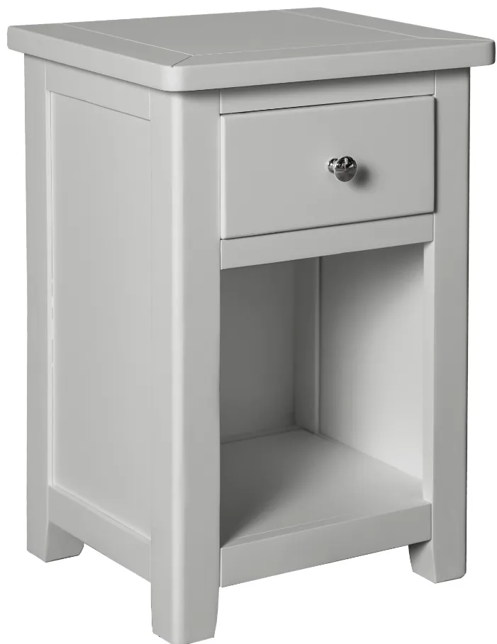 Oxford Nightstand with Drawer Grey