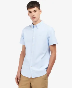 Oxford Short Sleeve Tailored Shirt in Blue