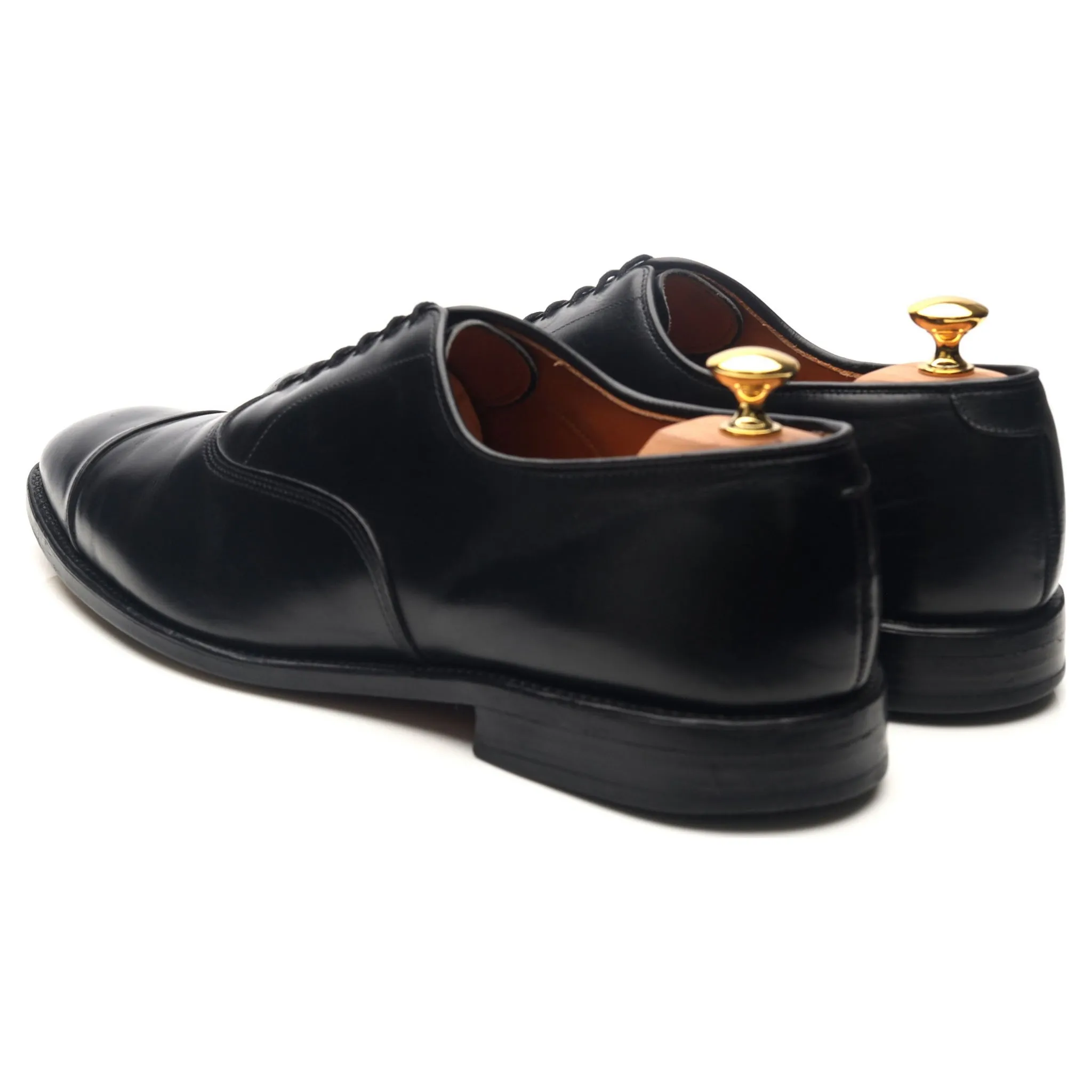 'Park Avenue' Black Leather Oxford UK 11.5 US 12 E