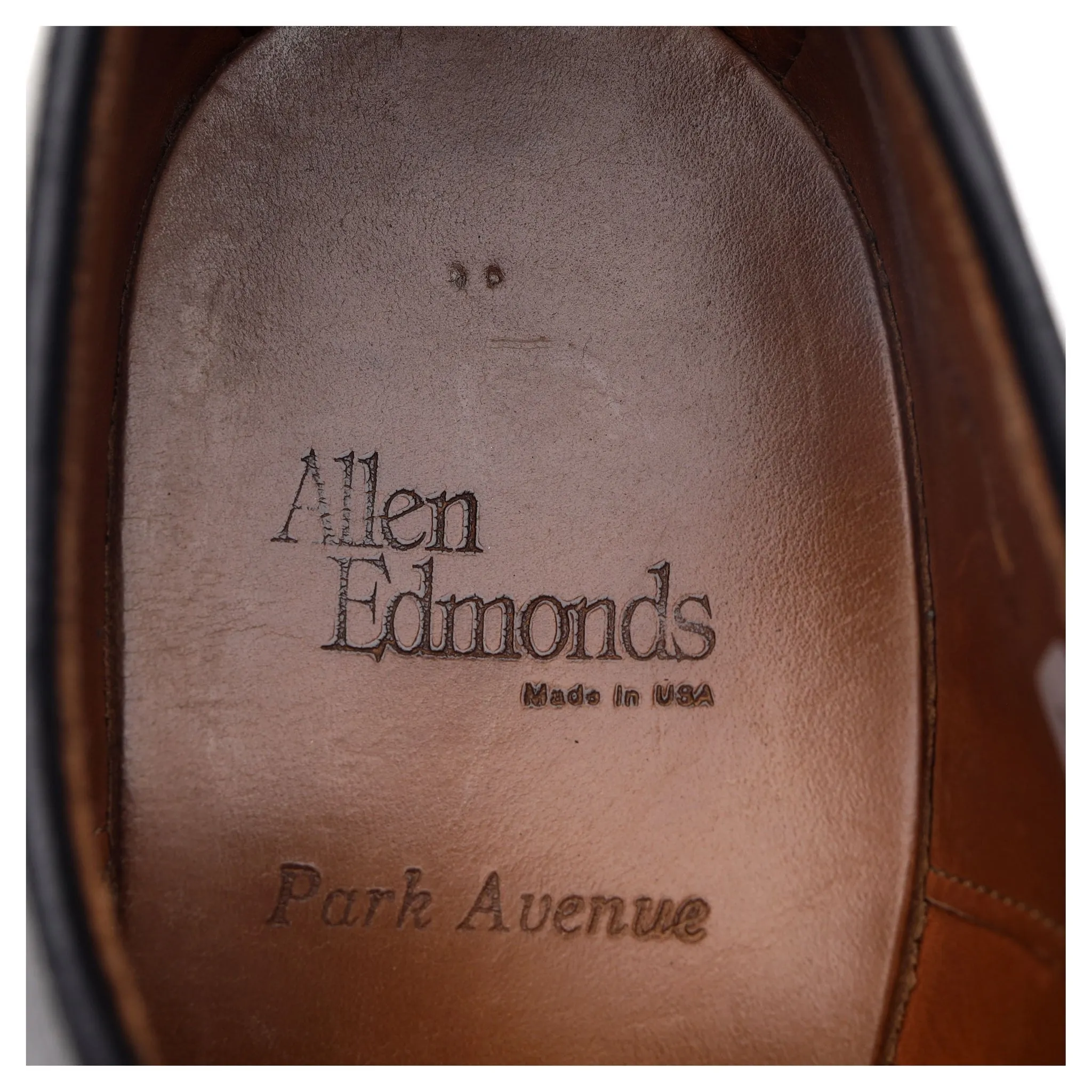 'Park Avenue' Black Leather Oxford UK 11.5 US 12 E