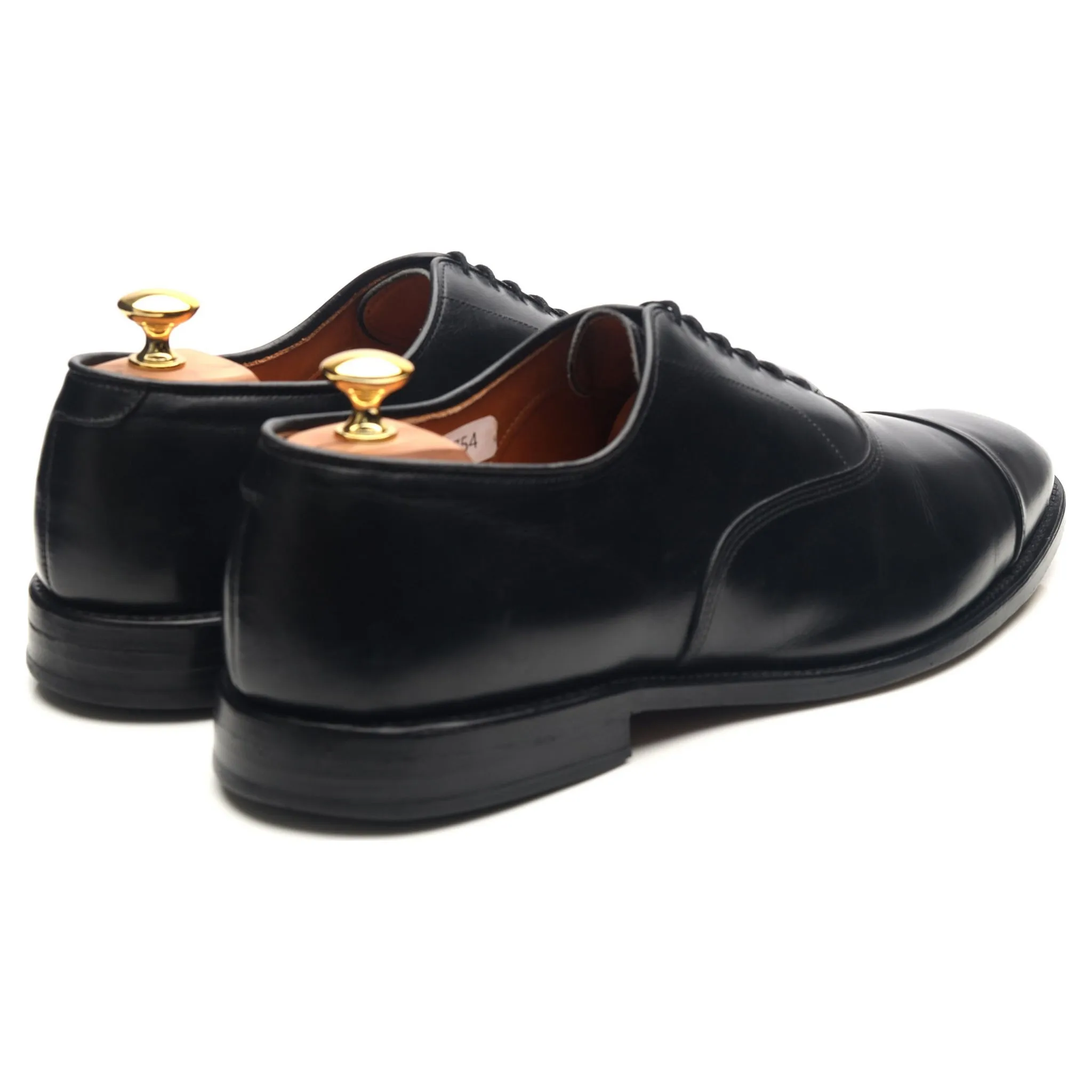 'Park Avenue' Black Leather Oxford UK 11.5 US 12 E