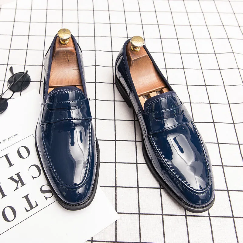 Patent Leather Men's Shoes: Stylish & Casual Comfort